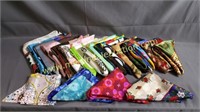 Collection Of Vintage Scarves Lot 1
