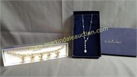 Danbury Mint Necklace & Angels Bracelet