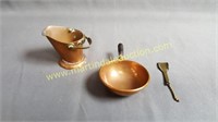 Vintage Miniature Copper Pots