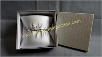 Sterling Silver & Diamonds Bracelet