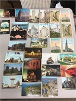 Lot of 32 various Toronto postcards, some