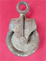 Vintage Cast Iron Pulley