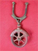 Vintage Moline Cast Iron Pulley