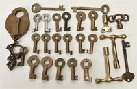 Lot of Railroad Switch & Caboose Keys, Other