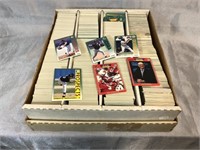 Box of Assorted Sports Trading Cards