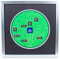 Ltd Edition Framed Disney Trade Pins Park Map NIB