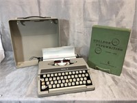 Royal Manual Typewriter & Teaching Book