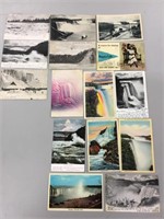 A lot of 15 various Niagara Falls postcards.