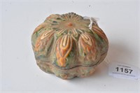 Chinese Tang style lobed floral shape covered box