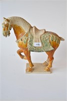 Tang style Sancai Caparisoned horse