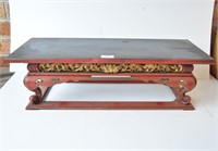 Large red & gilt lacquer stand,
