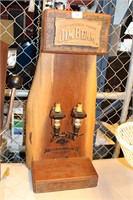 Jim Beam bourbon liquor stand,