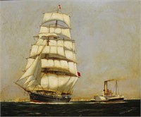 Theo Carroll, 'The Clipper Ship', oil on board,