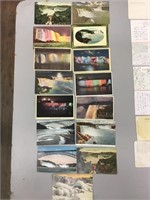 Lot of 15 Niagara Falls postcards.