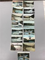 A lot of 15 various Niagara Falls postcards.