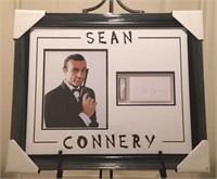 Framed & Matted Sean Connery Autograph & Photo