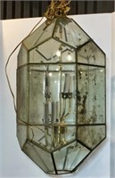 Brass & Glass Cage Lantern