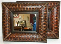 Pair of Framed Wall Mirrors