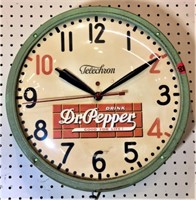 Vintage Dr. Pepper Wall Clock