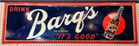 Vintage Barq's Root Beer Metal Sign