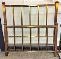 Full Size Brass Bedframe with Rails