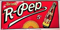 R-Pep Drink 5 Cents Metal Sign