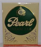 Pearl Cream Ale SST sign with cardboard back