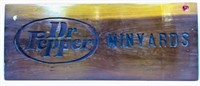 Dr. Pepper for Minyards Wood Plaque