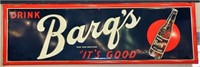 Vintage Metal Barq's Root beer Sign