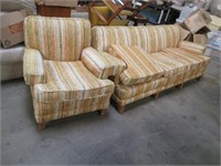 Mid Century Sofa & Arm Chair