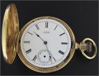 14kt Gold A.W Co. Waltham Royal Pocket Watch