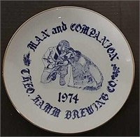 Hamm Brewing Co. collectible plate