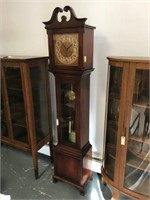 Mahogany tall case clock