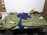Lot of Vintage Cub & Boy Scout Uniforms Loaded