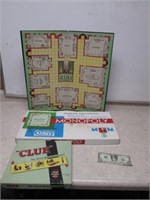 Vintage Clue & Monopoly Board Games - As