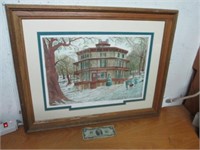 Octagon In Winter S/N Framed Print - Bickwell??