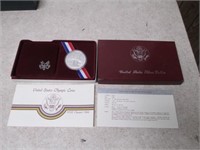 1984 Proof United States Olympic Silver Dollar w/