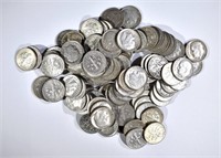 100-90% SILVER ROOSEVELT DIMES: MIXED DATES