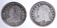1831 VG & 1833 GOOD CAPPED BUST DIMES