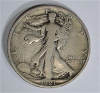 1921 WALKING LIBERTY HALF DOLLAR