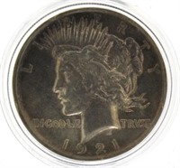 RARE 1921 High Relief Silver Peace Dollar *KEY