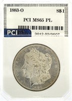 1883-P MS65 PL Morgan Silver Dollar
