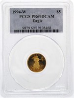 1994-W  R69 American Eagle $5 Gold Piece