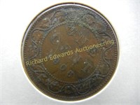1906 Canada One Cent Penny - EdwardII Del Rex