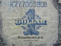 1923 Horse Blanket One Dollar Silver Certificate