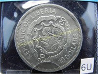 2000 Republic of Liberia Millennium $10 Coin. The