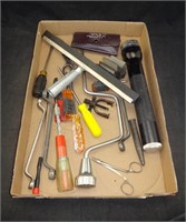 Misc Tool Lot Flashlight Drivers Wrenches & More