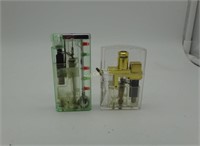 2 Clear Plastic Butane Torch Lighters