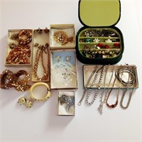 Large Assorted Vintage Costume Jewelry Lot