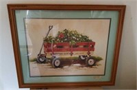Little Red Wagon Print